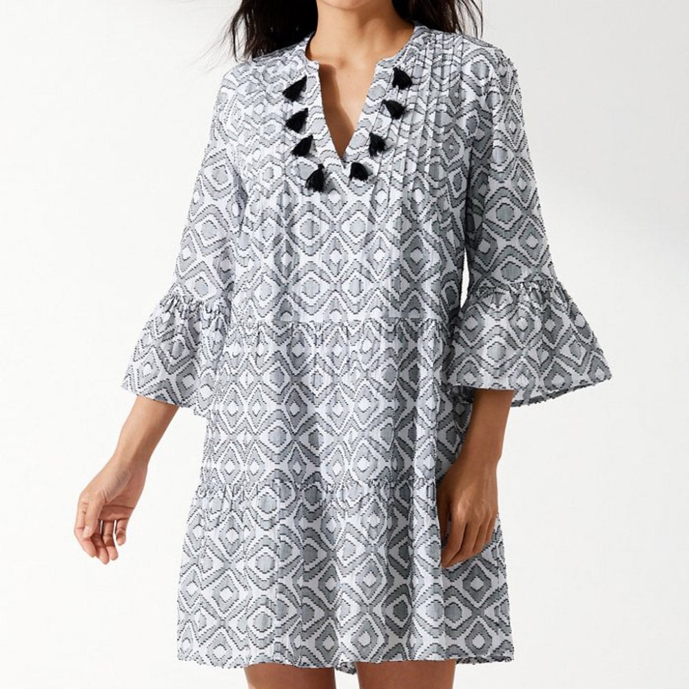 Tommy Bahama Black and White Mini Dress
